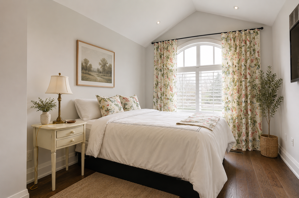 Meadowbird Floral Curtain