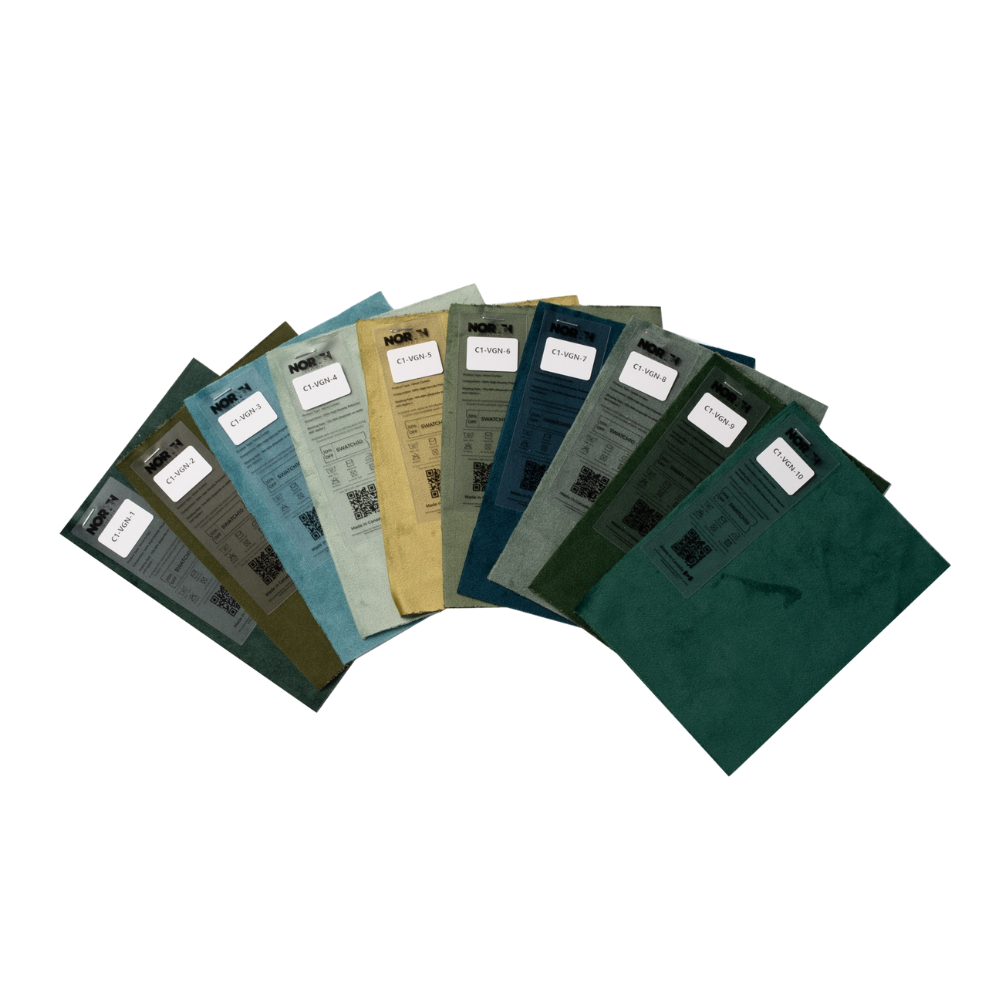 Green Velvet Swatches