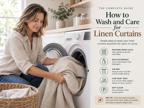 How to Wash and Care for Linen Curtains: Keep Them Looking Beautiful for Years