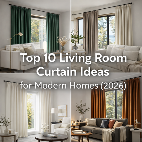Top 10 Living Room Curtain Ideas for Modern Homes (2026)