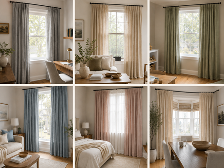 The Best Linen Curtain Colours for Modern Homes: How to Choose the Perfect Shade