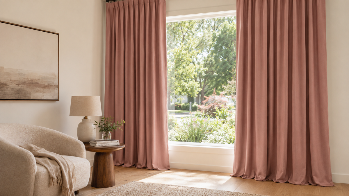 Pink Curtains