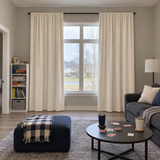108 Inch Long Cream White Velvet Curtains