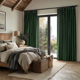 Emerald Green Flame Retardant Velvet Curtains