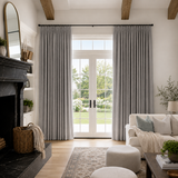Mint Gray Linen Curtains