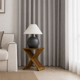Mint Gray Linen Curtains