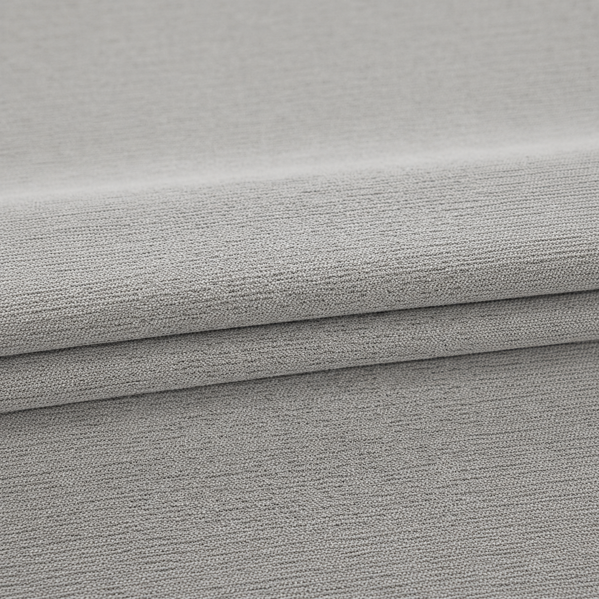 Soft Grey Double-Sided Cotton Blend Blackout Curtains