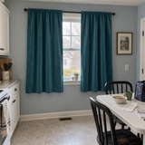 63 Inch Long Teal Velvet Curtains