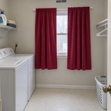 63 Inch Long Mulberry Red Velvet Curtains