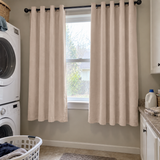 63 Inch Long Vanilla Beige Velvet Curtains