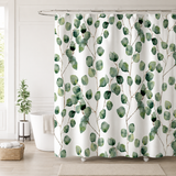 Watercolor Eucalyptus Shower Curtain