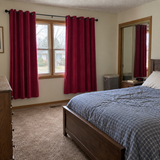 84 Inch Long Mulberry Red Velvet Curtains