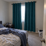 84 Inch Long Teal Velvet Curtains