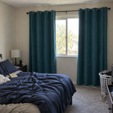 90 Inch Long Teal Velvet Curtains
