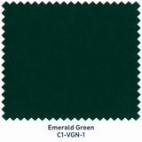 Green Velvet Curtain Fabric Swatch