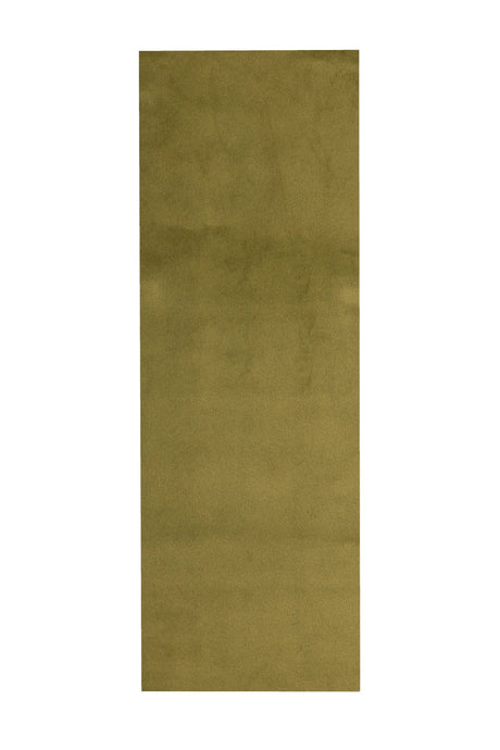 Avocado Green Velvet Pinch Pleat Curtains