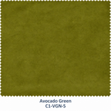 Green Velvet Curtain Fabric Swatch