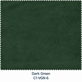 Green Velvet Curtain Fabric Swatch