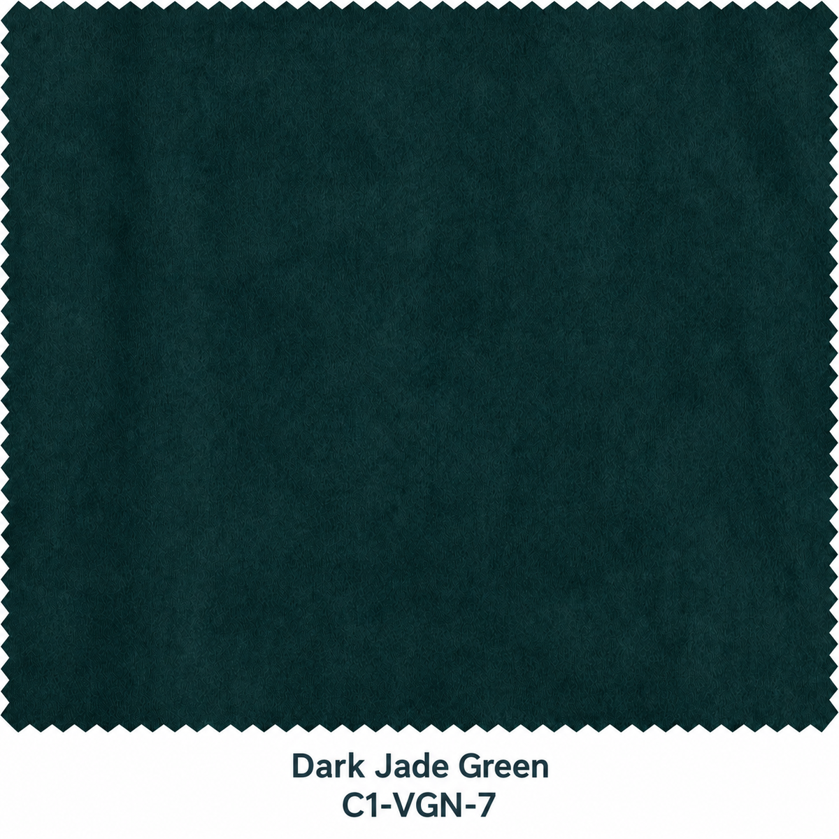 Green Velvet Curtain Fabric Swatch