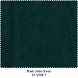 Green Velvet Curtain Fabric Swatch