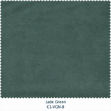 Green Velvet Curtain Fabric Swatch