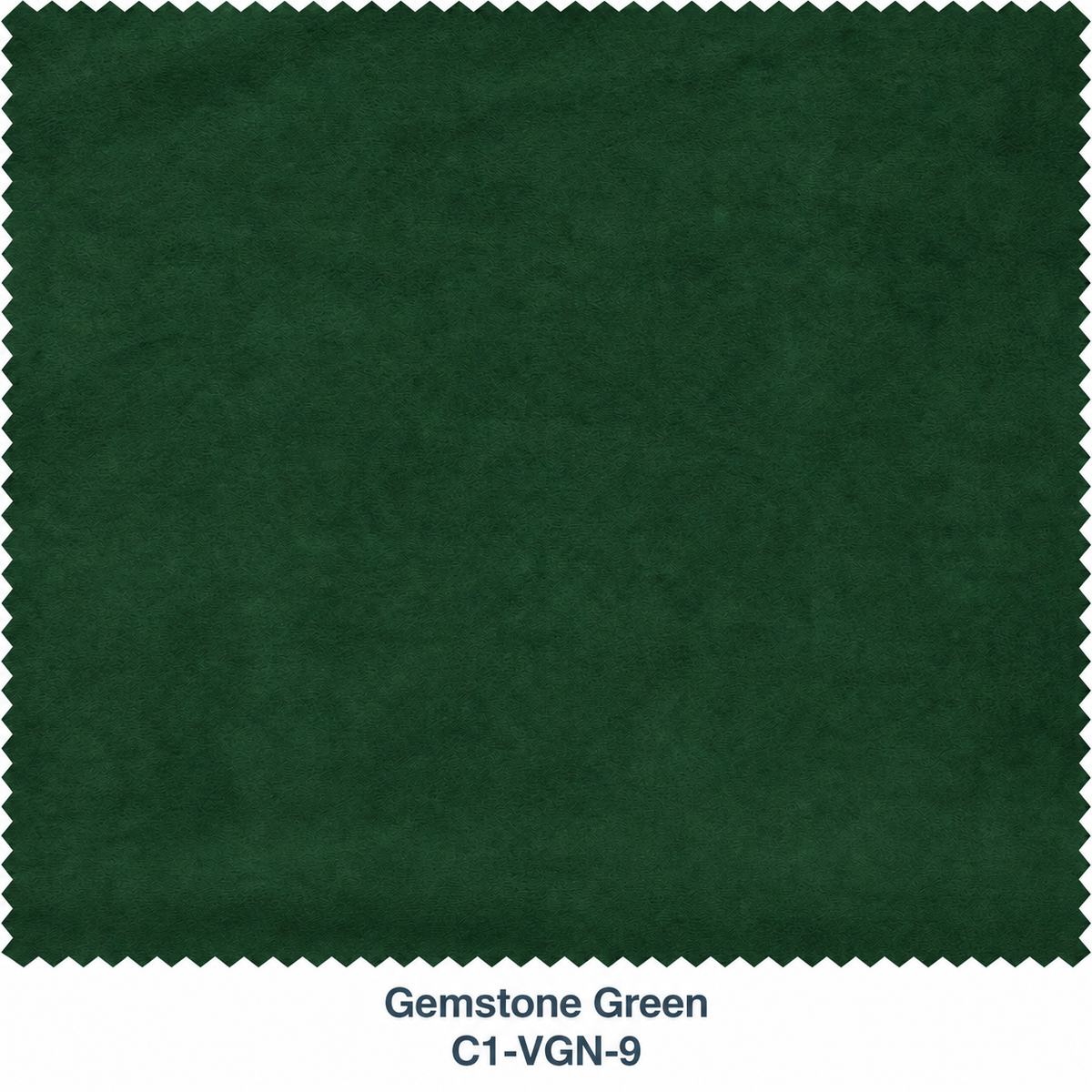 Green Velvet Curtain Fabric Swatch
