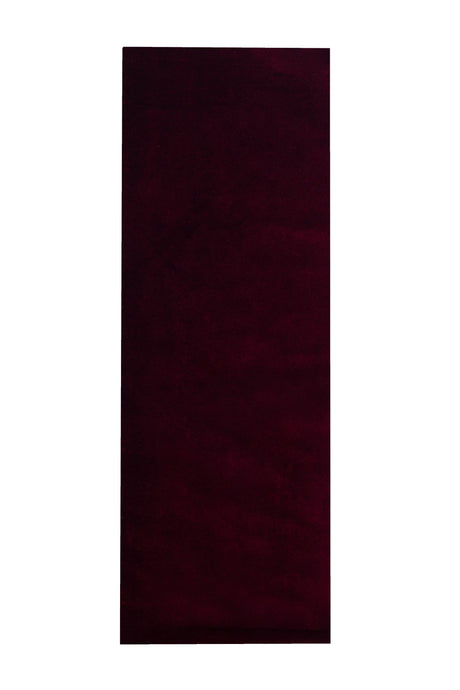 Wine Red Velvet Grommet Top Curtains