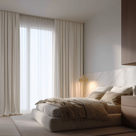 White Velvet Blackout Curtain – Fully Blackout Panel