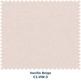 Beige & White Velvet Curtains Curtains Swatches