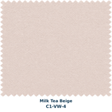 Beige & White Velvet Curtains Curtains Swatches