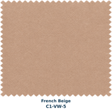 Beige & White Velvet Curtains Curtains Swatches