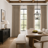 Warm Greige Linen Curtains