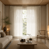 Wabi-Sabi Textured Sheer Curtain