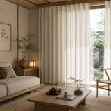 Wabi-Sabi Textured Sheer Curtain
