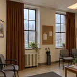 Chestnut Brown Velvet Curtains