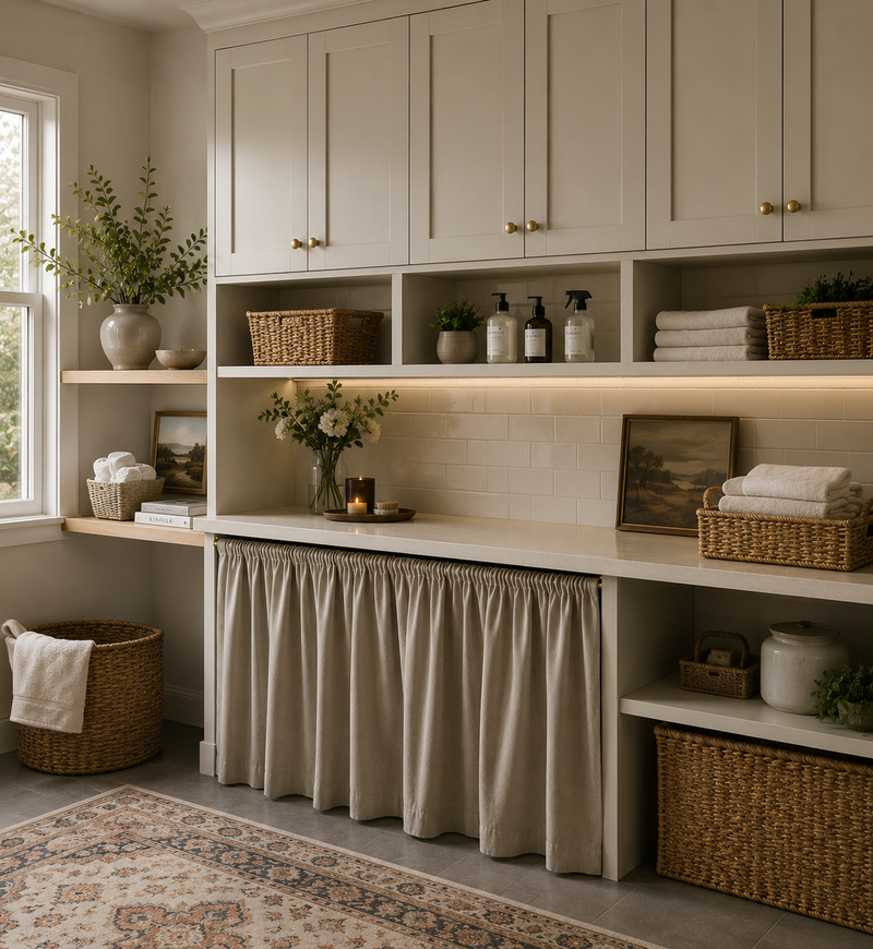 Cozy-modern-farmhouse-laundry-room
