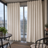 120 Inch Long Cream White Velvet Curtains