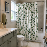 Watercolor Eucalyptus Shower Curtain