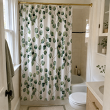 Watercolor Eucalyptus Shower Curtain
