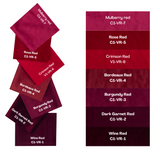 Rose Red Velvet Pinch Pleat Curtains
