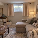 Latte Beige Velvet Curtains