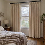 Latte Beige Velvet Curtains
