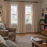 Milk Tea Beige Velvet Curtains