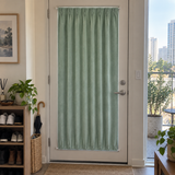 Sage Green Velvet Door Curtain
