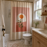 Boho Botanical Arch Shower Curtain