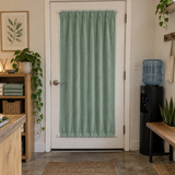 Sage Green Velvet Door Curtain