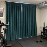 Teal Velvet Curtains