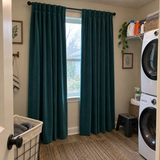Teal Velvet Curtains