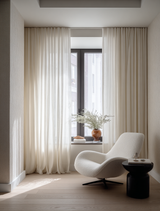 Illusion Beige Sheer Curtain