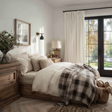 White Velvet Curtain